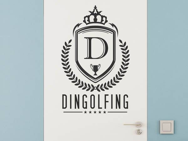 Wandtattoo Dingolfing Wappen