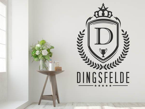 Wandtattoo Dingsfelde Wappen