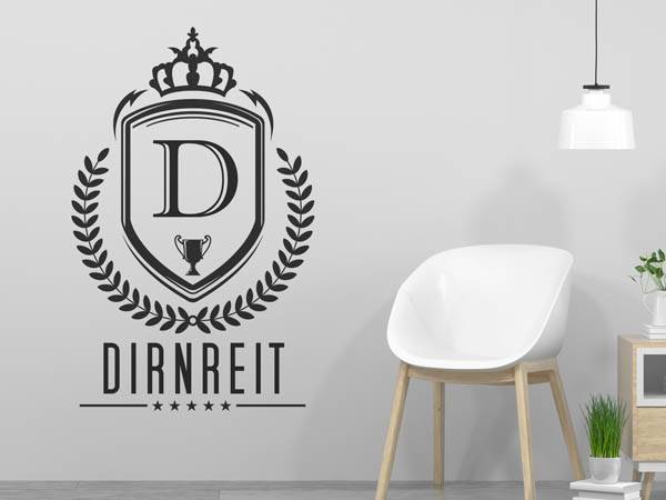 Wandtattoo Dirnreit Wappen