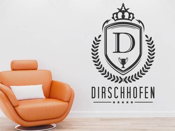Wandtattoo Dirschhofen Wappen