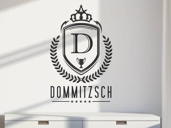 Wandtattoo Dommitzsch Wappen