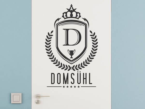 Wandtattoo Domsühl Wappen