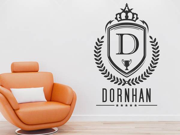 Wandtattoo Dornhan Wappen