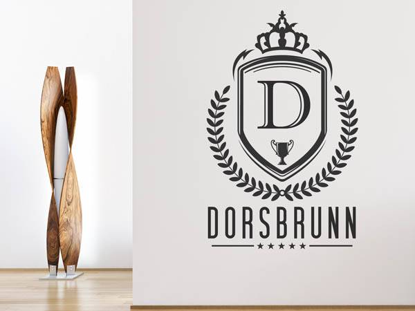 Wandtattoo Dorsbrunn Wappen