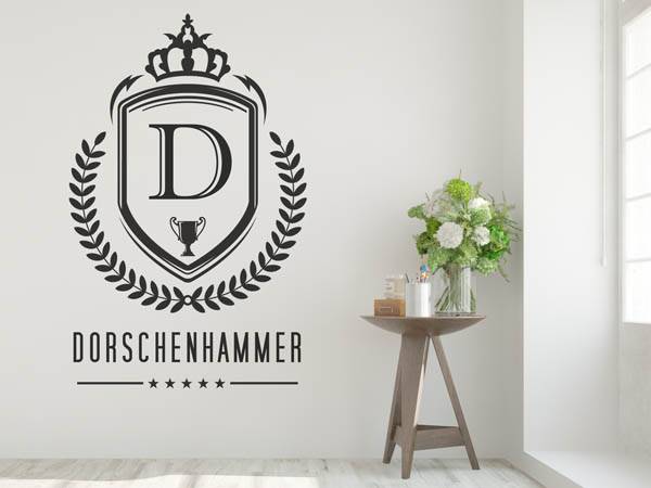 Wandtattoo Dorschenhammer Wappen