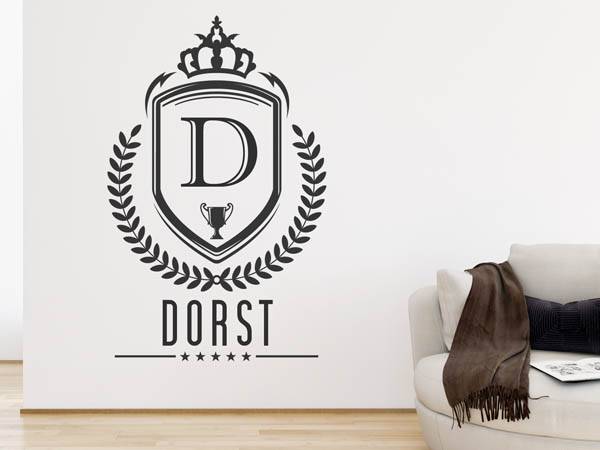 Wandtattoo Dorst Wappen