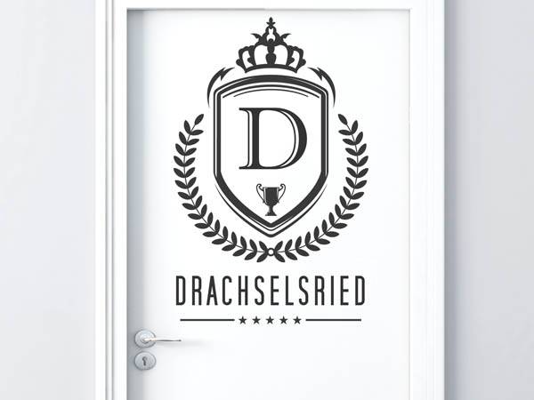 Wandtattoo Drachselsried Wappen