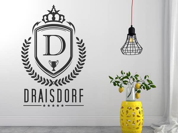 Wandtattoo Draisdorf Wappen