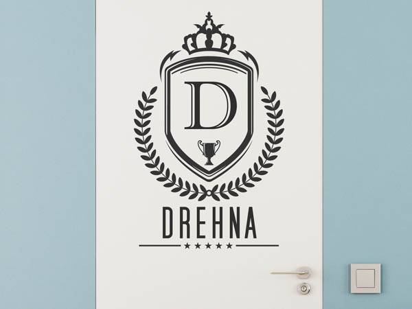 Wandtattoo Drehna Wappen