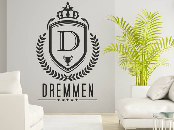 Wandtattoo Dremmen Wappen