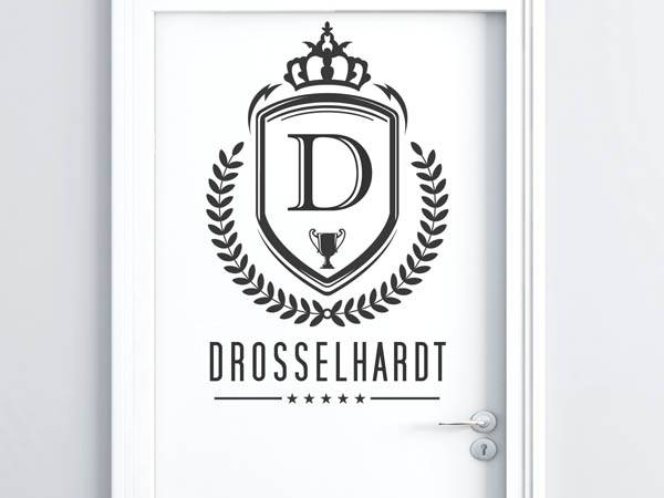 Wandtattoo Drosselhardt Wappen