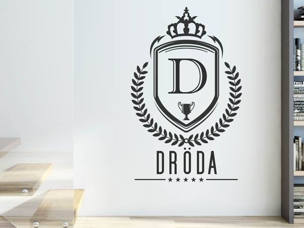 Wandtattoo Dröda Wappen