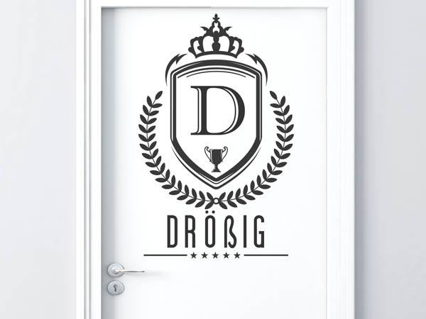 Wandtattoo Drößig Wappen