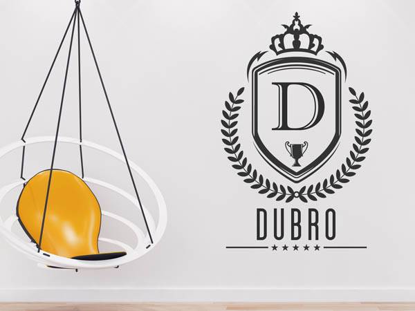 Wandtattoo Dubro Wappen