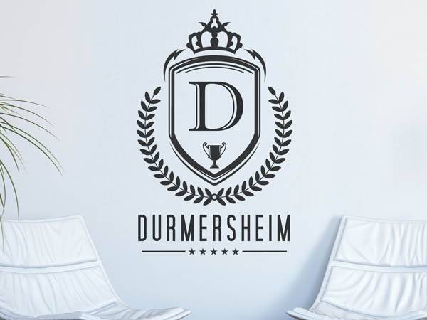 Wandtattoo Durmersheim Wappen