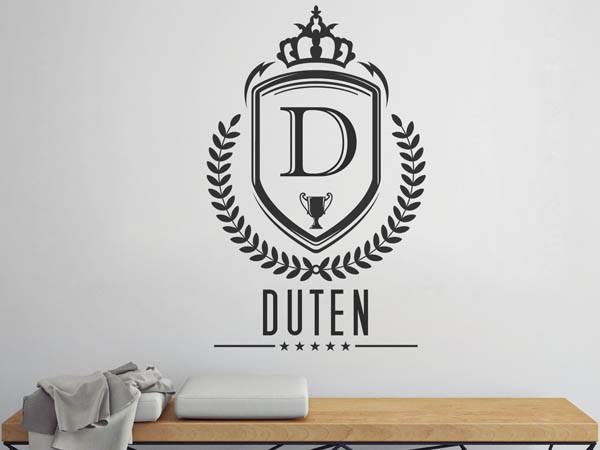 Wandtattoo Duten Wappen