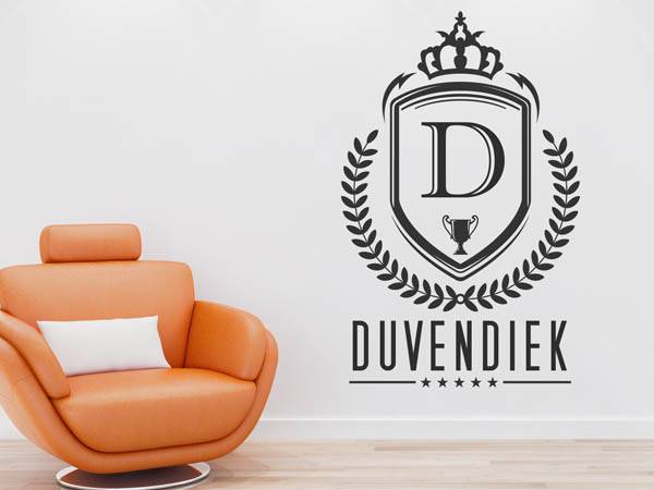 Wandtattoo Duvendiek Wappen