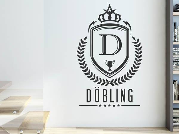 Wandtattoo Döbling Wappen