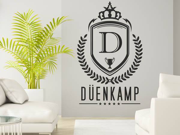 Wandtattoo Düenkamp Wappen
