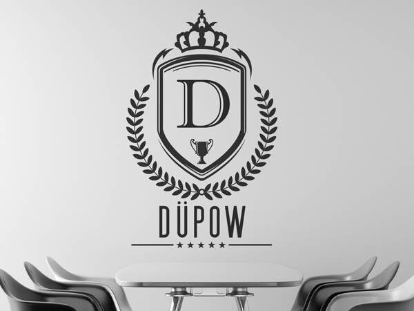 Wandtattoo Düpow Wappen