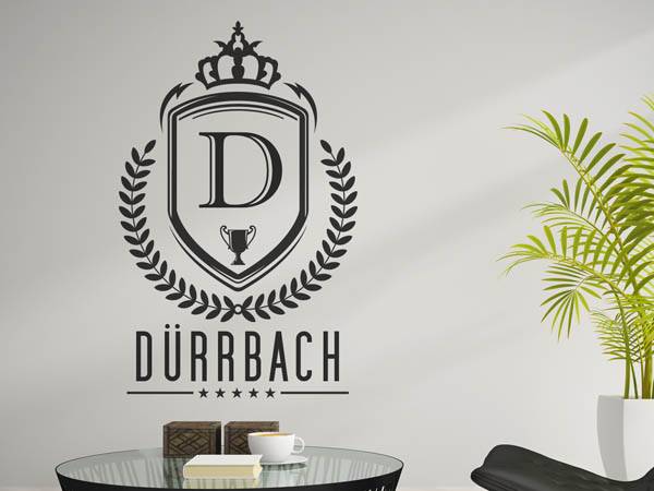 Wandtattoo Dürrbach Wappen