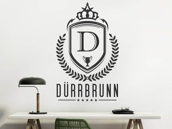 Wandtattoo Dürrbrunn Wappen