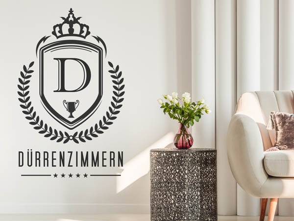 Wandtattoo Dürrenzimmern Wappen