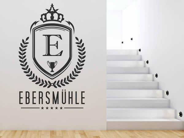 Wandtattoo Ebersmühle Wappen