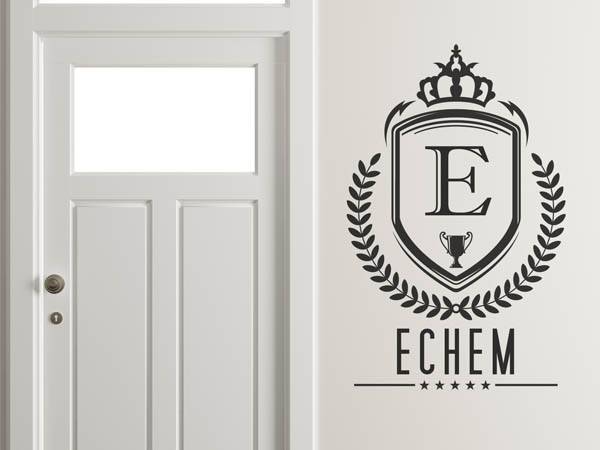 Wandtattoo Echem Wappen