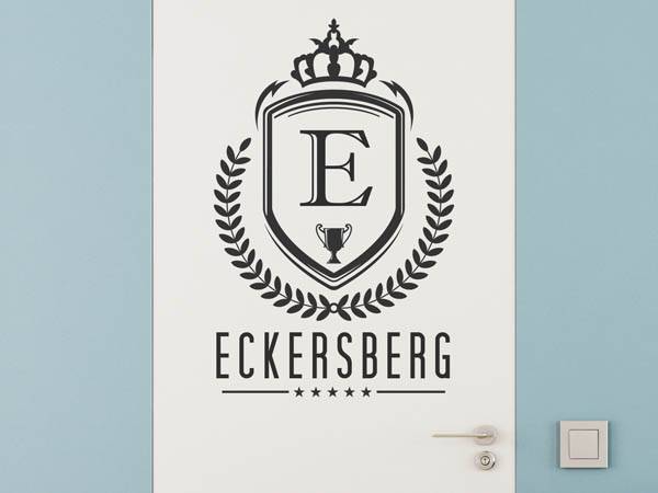 Wandtattoo Eckersberg Wappen