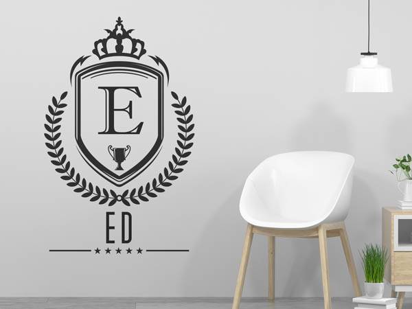 Wandtattoo Ed Wappen