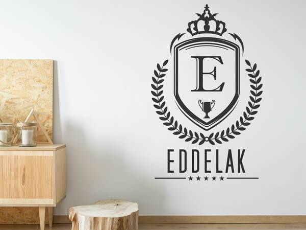 Wandtattoo Eddelak Wappen