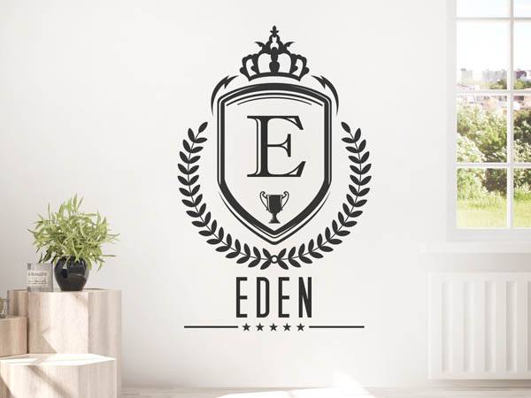 Wandtattoo Eden Wappen