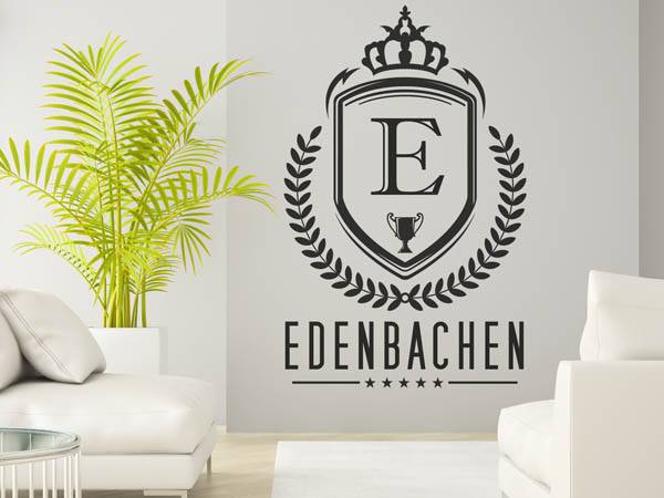 Wandtattoo Edenbachen Wappen