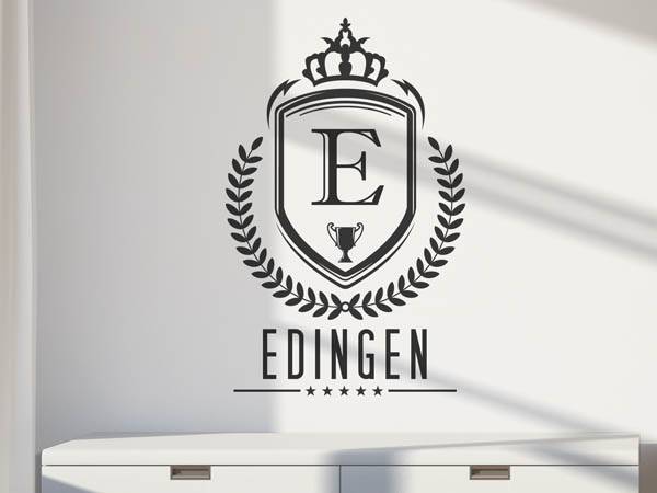 Wandtattoo Edingen Wappen