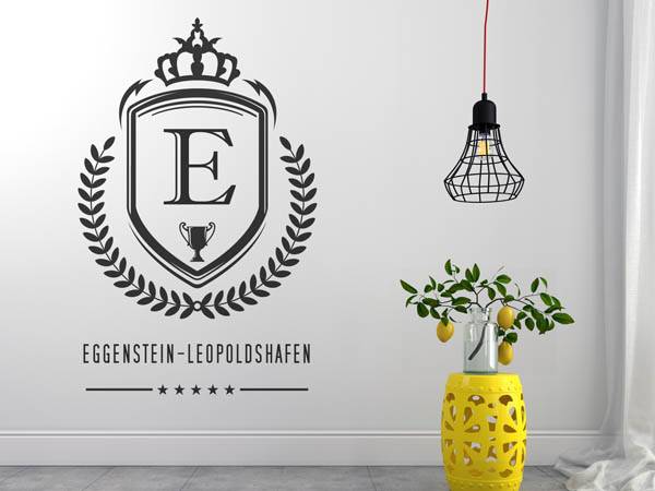 Wandtattoo Eggenstein-Leopoldshafen Wappen