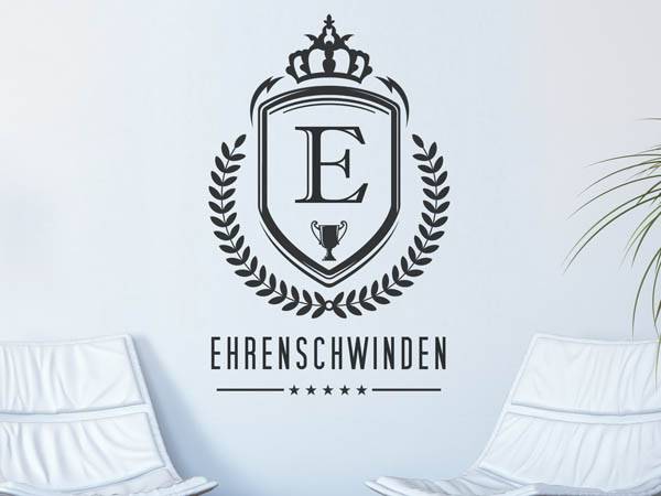 Wandtattoo Ehrenschwinden Wappen