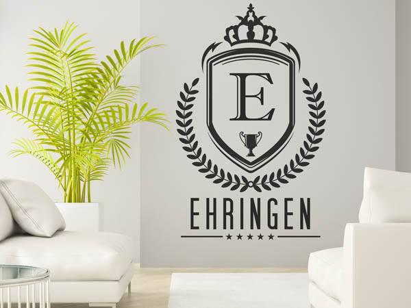 Wandtattoo Ehringen Wappen