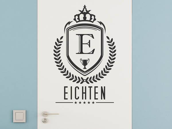 Wandtattoo Eichten Wappen