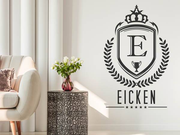 Wandtattoo Eicken Wappen