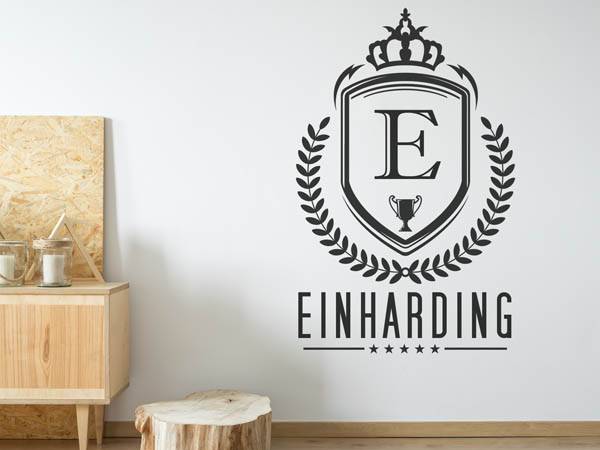 Wandtattoo Einharding Wappen