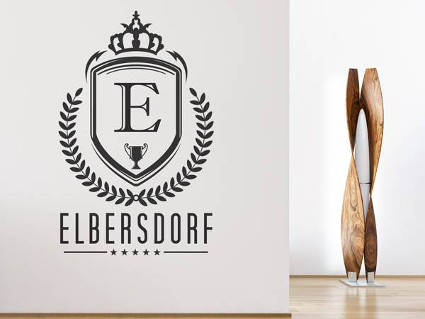 Wandtattoo Elbersdorf Wappen