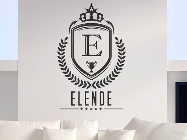 Wandtattoo Elende Wappen