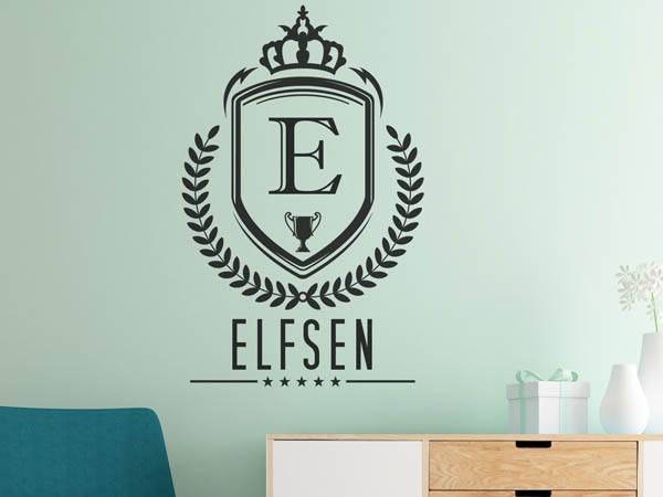 Wandtattoo Elfsen Wappen