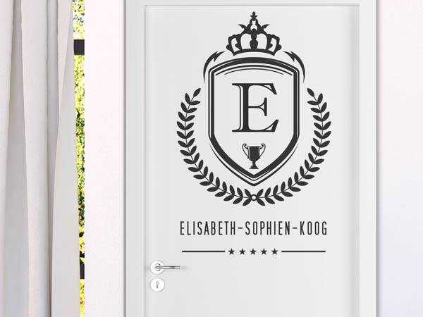 Wandtattoo Elisabeth-Sophien-Koog Wappen