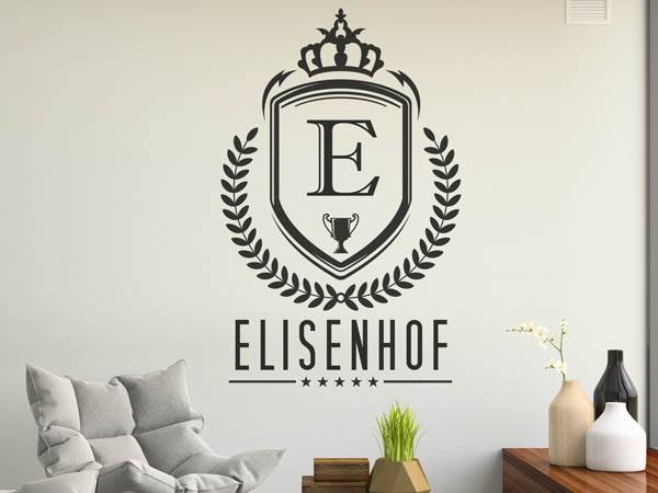 Wandtattoo Elisenhof Wappen