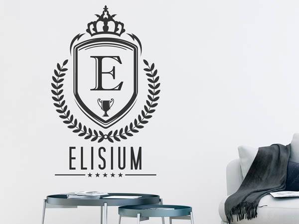 Wandtattoo Elisium Wappen