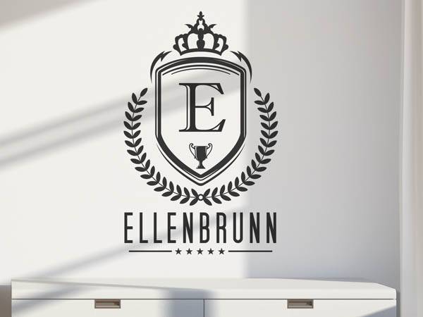 Wandtattoo Ellenbrunn Wappen