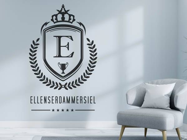 Wandtattoo Ellenserdammersiel Wappen