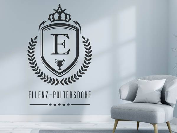Wandtattoo Ellenz-Poltersdorf Wappen